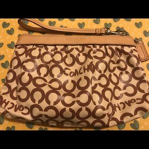 Coach Leah OP Wristlet bag